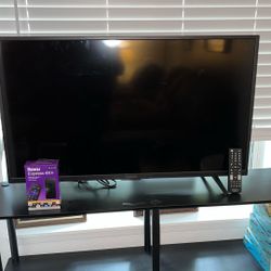 Insignia 40” TV with Roku Streaming Device