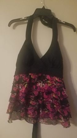 Silk bebe halter top. XS