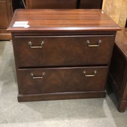 Kimball Wooden Filing Cabinet