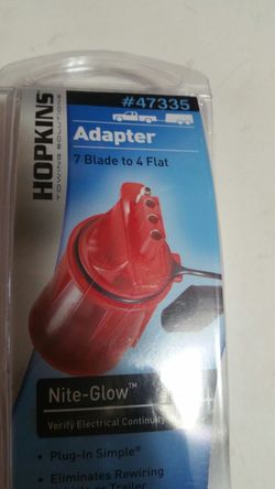 Trailer adapter $10