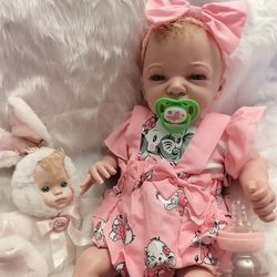 Reborn Baby Girl Collector's Doll ! Dressed for Easter !!