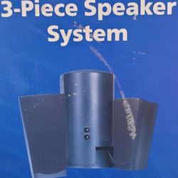 3 peices of computer gaming speaker for cube ps2 ps3 