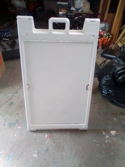 Signicade Deluxe, white 27"/48"