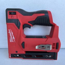 Milwaukee M12 12-Volt Lithium-Ion Cordless 3/8 in. Crown Stapler (Tool-Only)