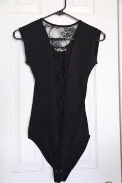 Black Lace Middle Bodysuit