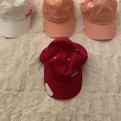 Adidas Hats And A White Puma Hat 🧢 $5 Each Or $20 All Brand New 