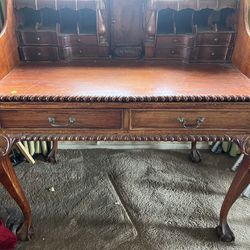 A Beautiful Antique Wooden Desk 