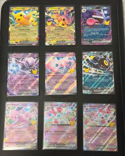 Pokemon 30th Celebration EX Set Lot Of 14 Cards NM