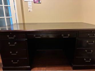 Kimball executive desk and credenza