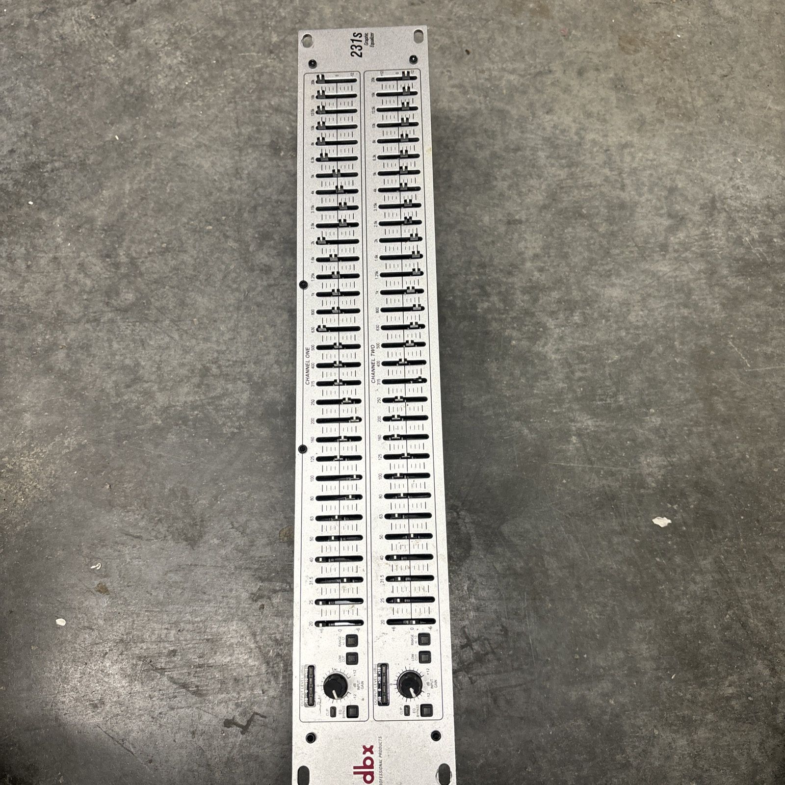DBX DBX231SV 2-Channel Graphic Equalizer