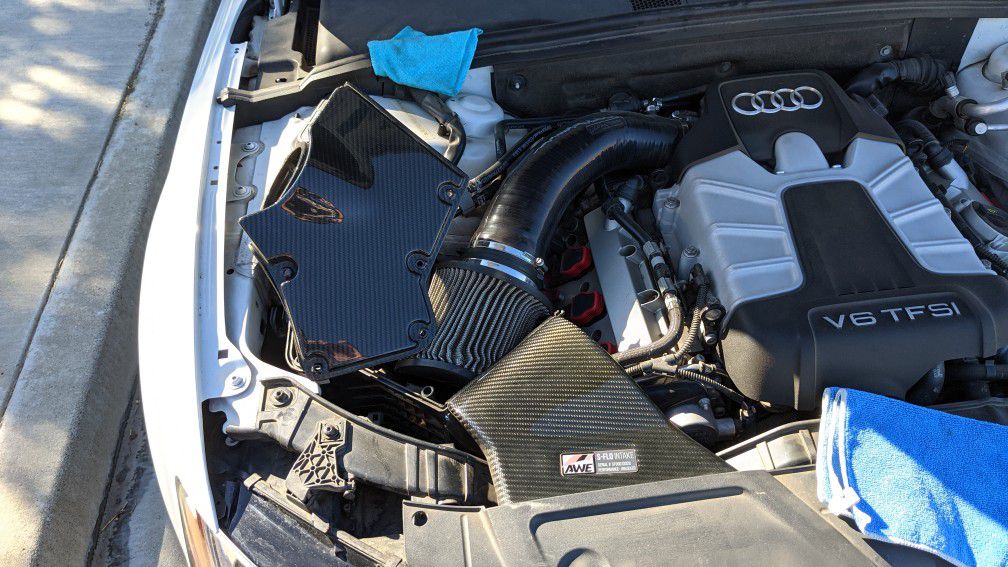 2012-16 Audi S5 Awe Cold Air Intake(New Filter Is Required Filter Is Good Need To Be Cleaned