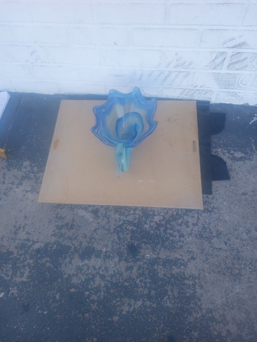 Mid Century Swan Vase