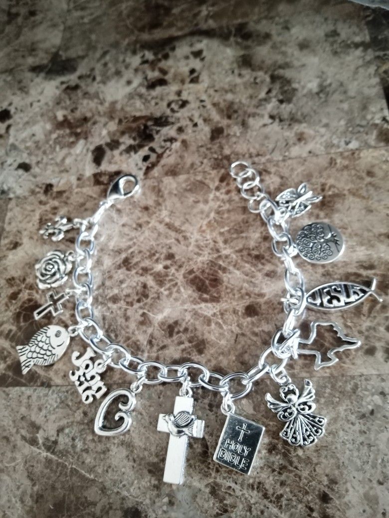 new adjustable adult charms bracelet