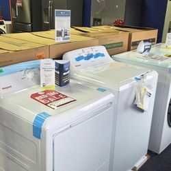 End Of The Years Deals On W/D Top Load Sets. 0 To 55 Down No Credit Financing 