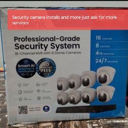 Reolink professional grade security system 16 channel **Install  available for additional fee just ask for details**  