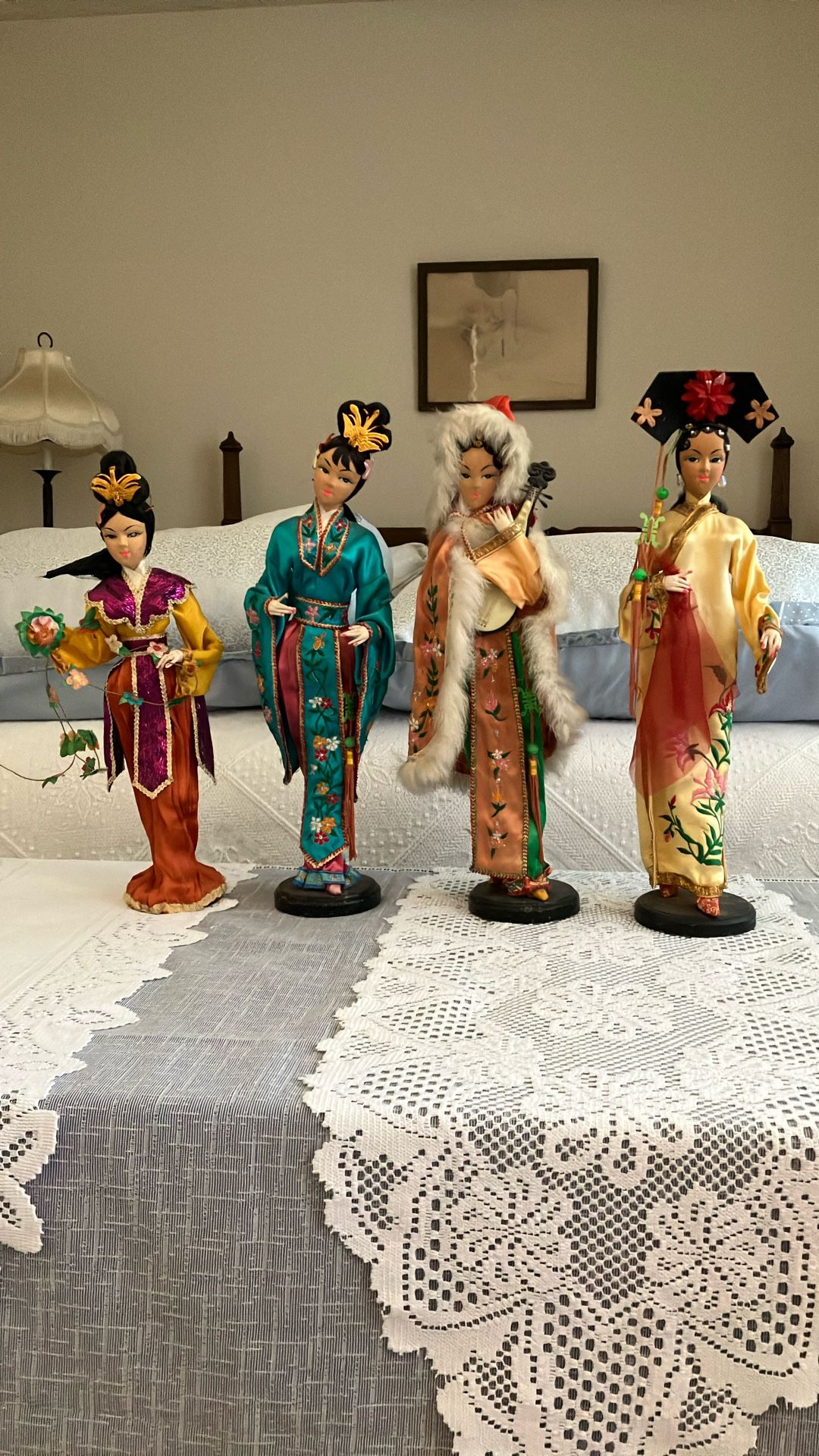 Set Of Four Chinese Dolls