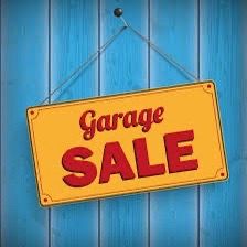 GARAGE SALE FRIDAY, OCTOBER 2, 7:30am to 3pm