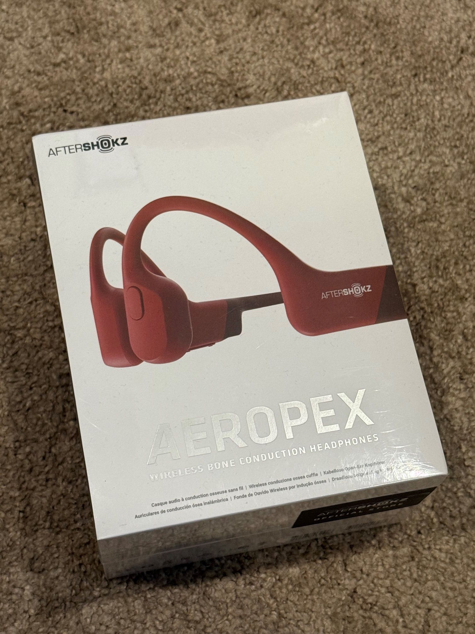 AfterShokz Aeropex Wireless Bone Conduction Headphones