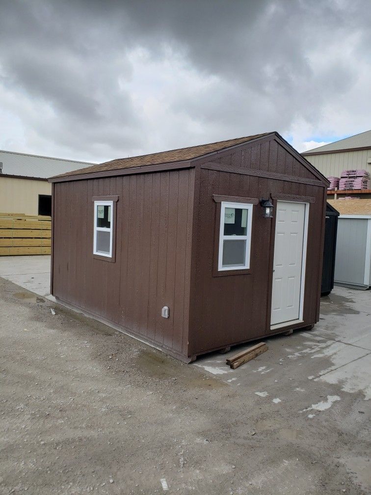SHED 10×15 Brown