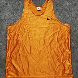 Vintage Nike Orange Muscle Jersey Shirt