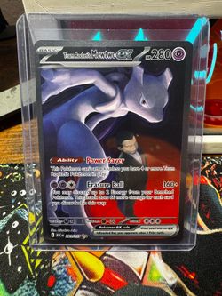 Pokemon team rocket’s mewtwo ex SIR raw Ascended Heroes