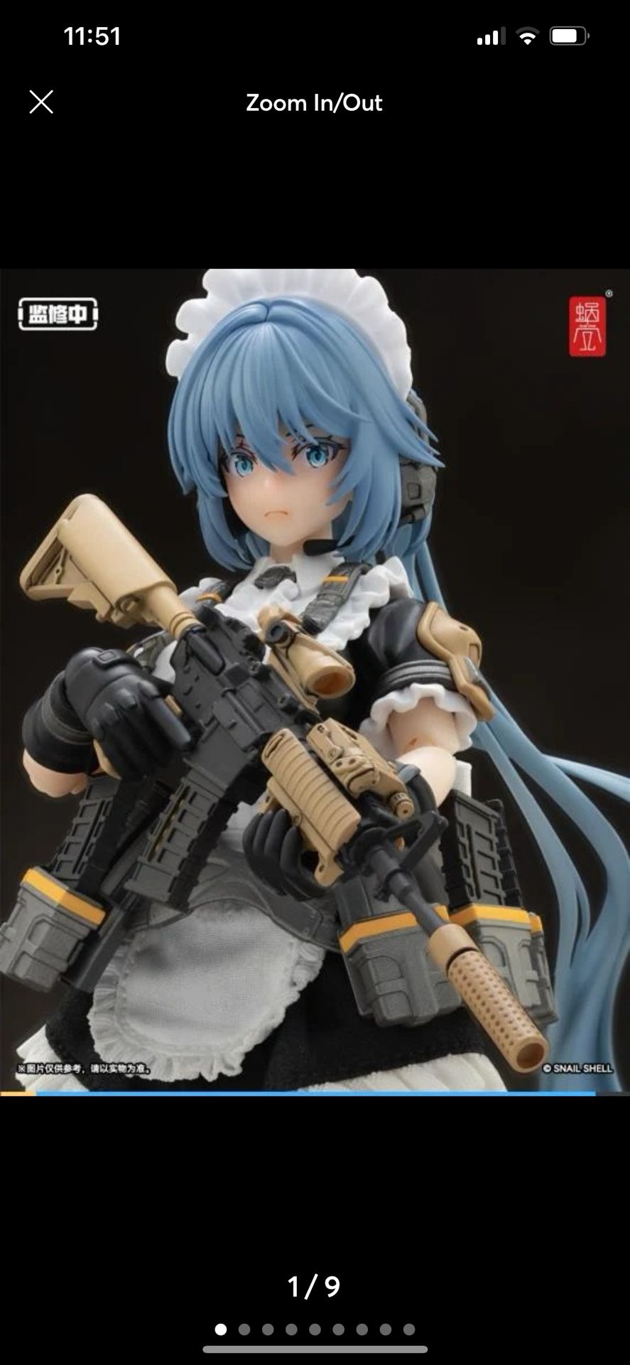 Snail Shell RA-02 Tactical Maid Tokiwa Kazune 1/12 Scale Action Figure