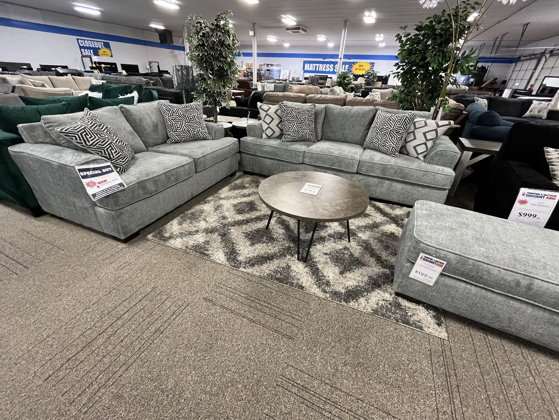 Large Extra Deep Sofa Set