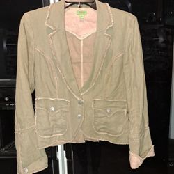 John Carlisle Khaki Blazer 