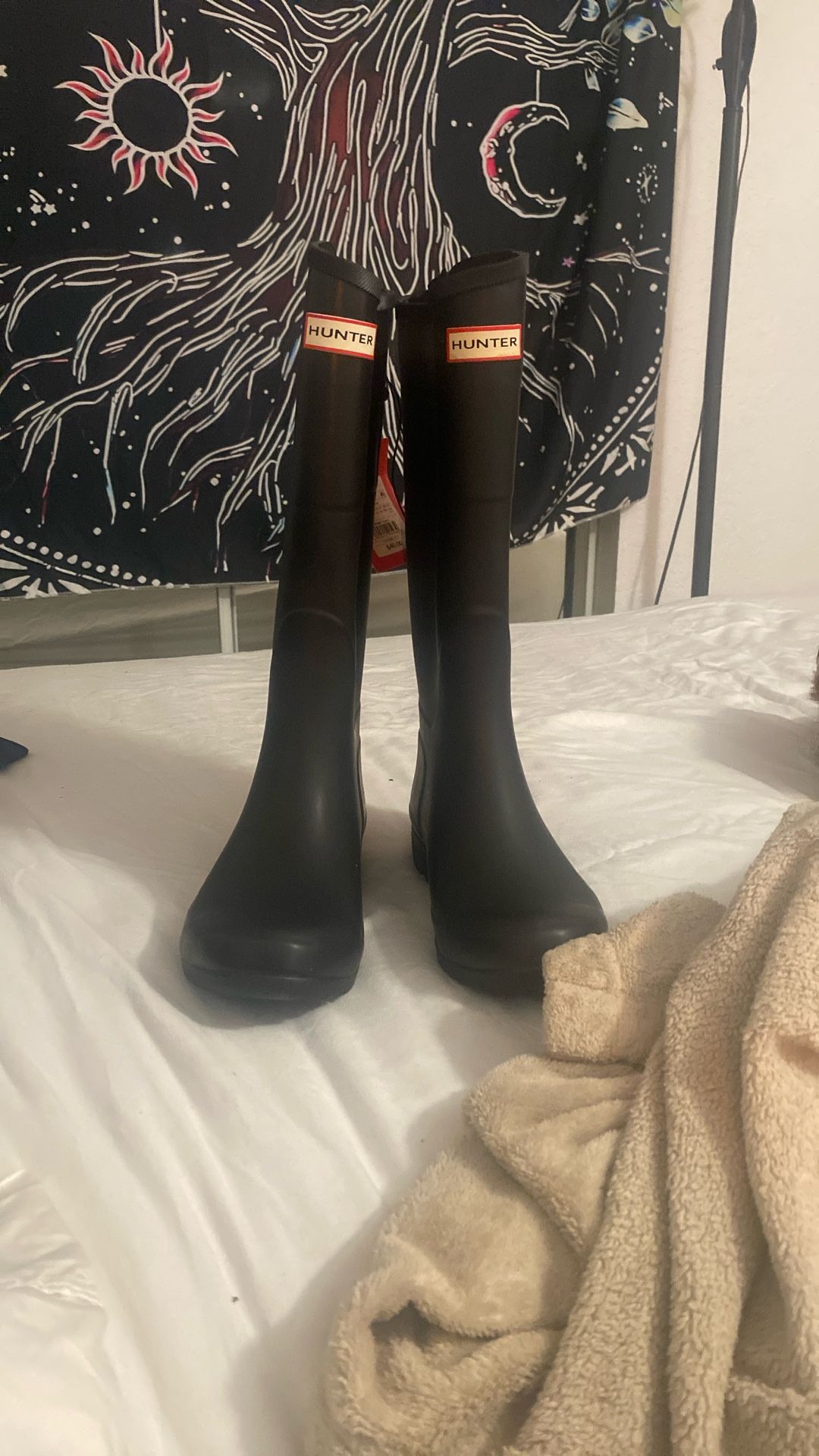 Hunter Size 8 Black Women’s Rain Boots
