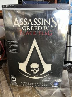 Playstation 3 Sealed (Never opened) Assassin’s Creed IV Black Flag Limited Edition Video Game