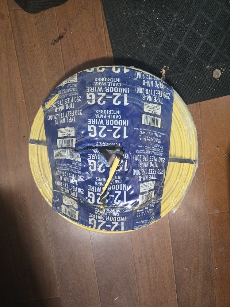 250ft Of Indoor 1w-2 Wire