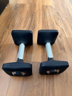Set of 20 pound Peloton dumbbells