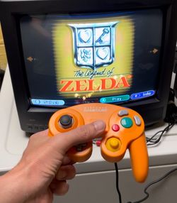 Vintage Panasonic CT-13R25DW 13" TV CRT Gaming RF Television for Retro Video Games Working