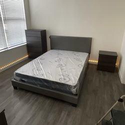 Queen Size Bed Set Mattress 