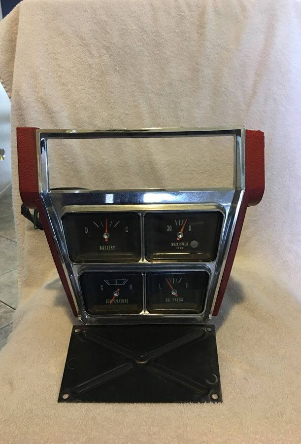 1966 Impala super sport or caprice center console gauges