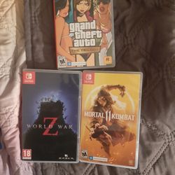 3 Nintendo Switch Games 