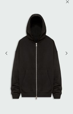 Ananke Hoodie Black With Double Zipper