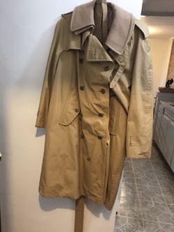 Vintage 1970’s London Style raincoat with removable winter liners