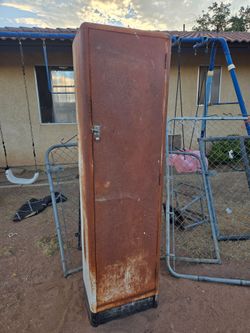 Vintage Metal Storage Locker Cabinet