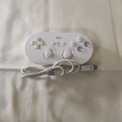 Authentic Nintendo Wii Classic Controller- White