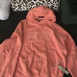 Coral Essential Hoodie