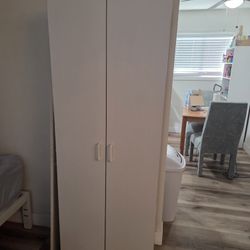 Closing Door White Cabinets