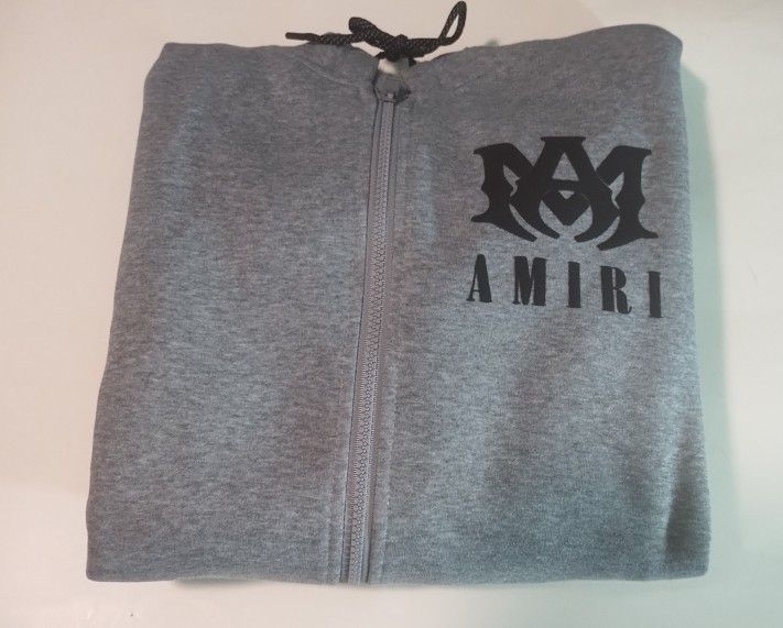 New Custom Gray Medium Amiri Unisex Sweatsuit