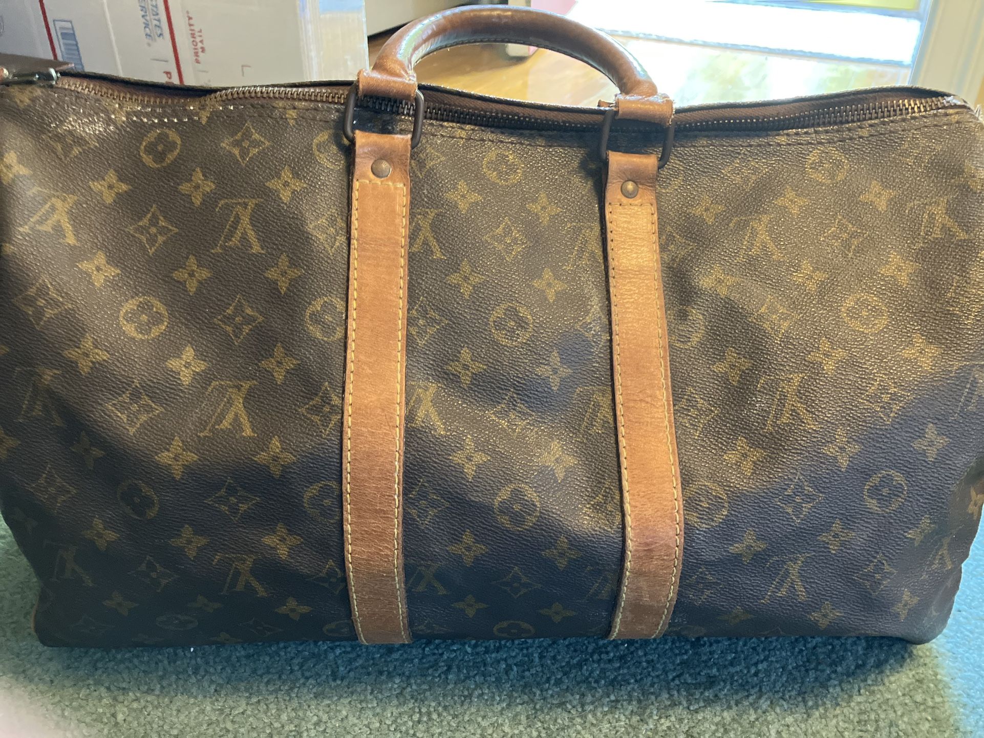 LOUIS VUITTON CARRYALL DUFFLE BAG VINTAGE