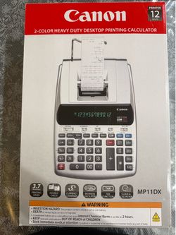 Canon 2-color Desktop Printing Calculator