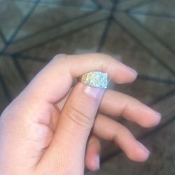 10k Gold nugget Ring Size 7 -7 1/2