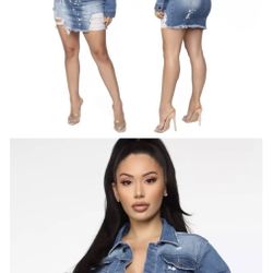 Jean Dress Style $15