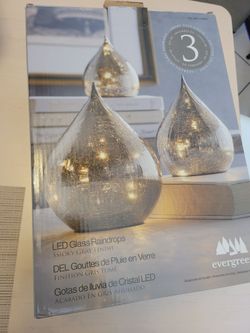 LED Glass Raindrops