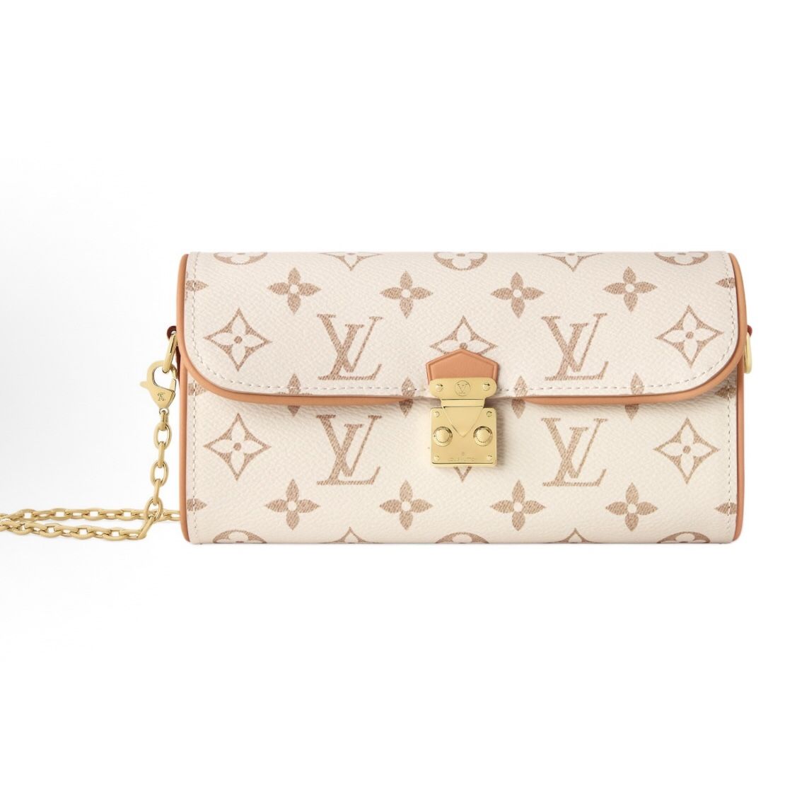 LOUIS VUITTON Pochette Camille Logo Print Monogram Dune Coated Canvas Crossbody Shoulder Bag Women's Fantasy Purple(off76)82