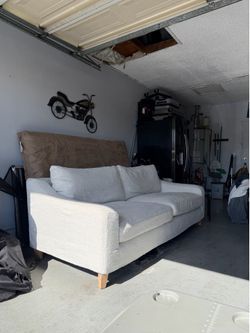 White couch